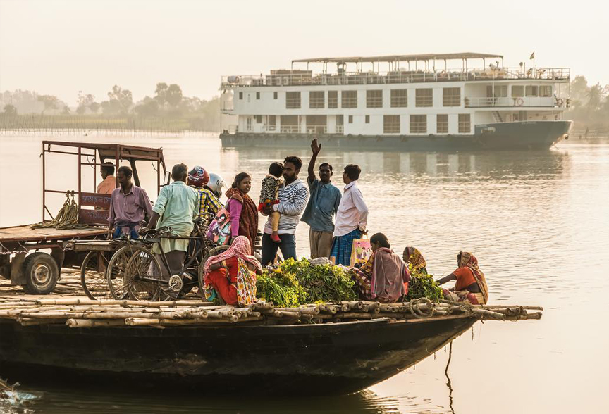 Ganges River Cruising (Farakka to Kolkatta)